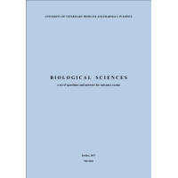 BIOLOGICAL SCIENCES a set of questions and answers for entrance exams