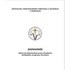 Záznamník  odbornej lekárenskej praxe študentov študijného programu Farmácia